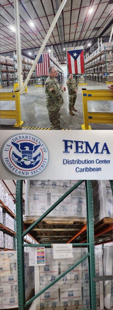 CW4 Lawrence, SFC Bridges, Food Protection, Puerto Rico, FEMA