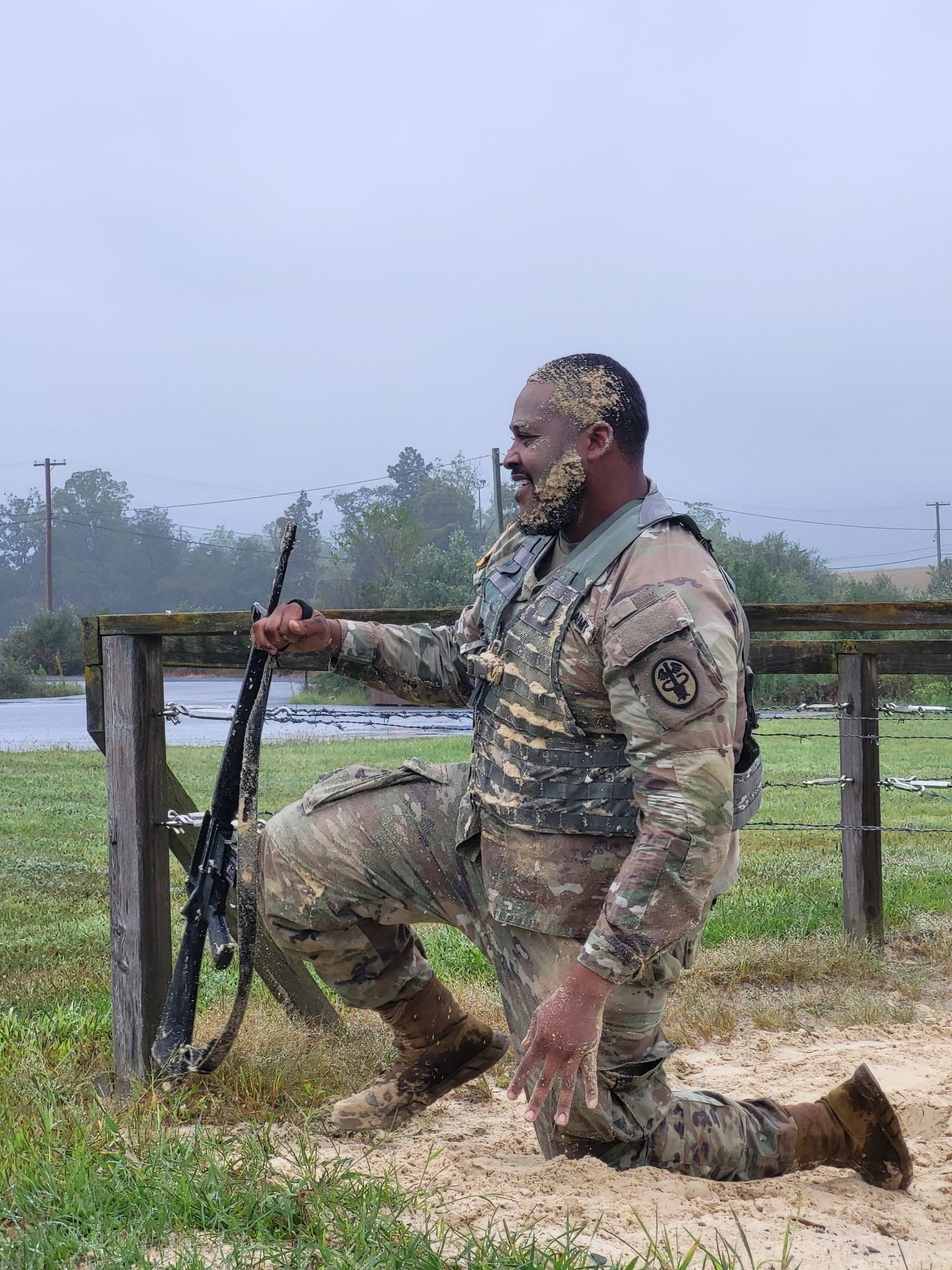 Soldier in Class C uniform Soldier in Class C uniform