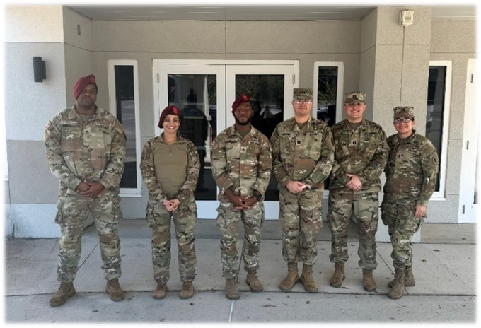 CPT Hodge and members of 7th Group SOUTHCOM during support mission